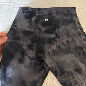 Tie dye Lululemon leggings (25” inseam)